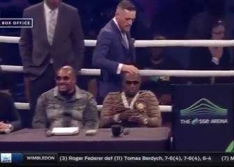 McGregor no se achica: ¡toquecito en la cabeza de Mayweather!