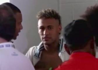 ¿Despedida? Neymar pasó 15 minutos en el vestuario del Madrid