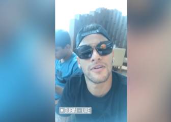 Neymar se divierte en Dubái mientras decide su futuro