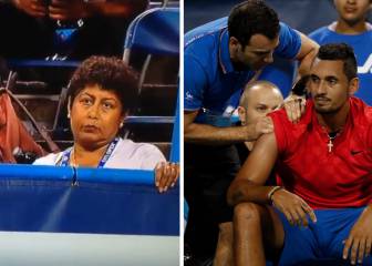 Kyrgios no le hace caso ni a su madre... 