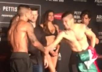 Así fueron los careos después del pesaje oficial de UFC México