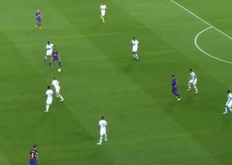 Messi y su jugada típica: gran definición ante la 'Chape'