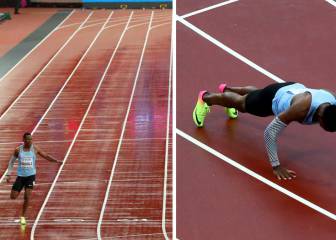 Makwala runs 200m alone, reaches semis, does press-ups