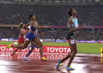 Injured Miller-Uibo goes from 1st to 4th with victory in sight