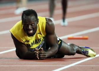Usain Bolt pulls up injured in last competitive race