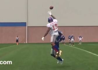 La la barbaridad de recepción de Odell Beckham Jr. en el entreno