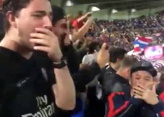 Documento del año: los fans del PSG viendo el gol de Neymar