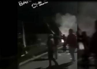 Rayados y destrozos: así fue la 'visita' de hinchas albos al CDA