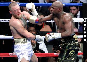 Mayweather vence por K.O. técnico a un aguerrido McGregor