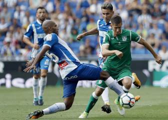 El Leganés sorprende al Espanyol y seguirá siendo colíder