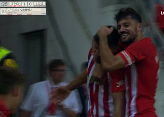 Primer triunfo del Sporting ante un inocente Lugo