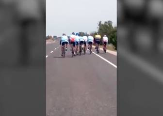 Hasta los ciclistas lo censuran... Se hacen virales por ir a su ritmo