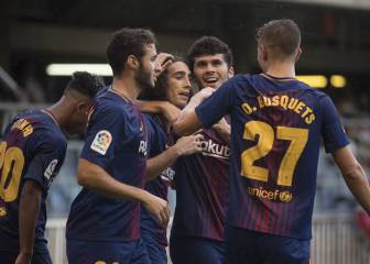 Arnáiz lidera la arrolladora goleada del Barcelona B