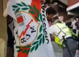 Indignación en Vallecas: no dejan pasar a este fan con su bandera