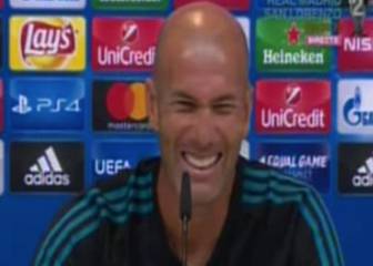 Zidane desató las risas con su explicación de la lesión de Asensio