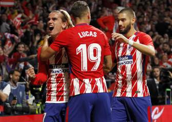 Correa y Griezmann desatascan a un Atleti espeso en el Wanda