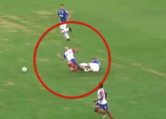 Un ex Real Madrid se hace expulsar a 9' de haber ingresado