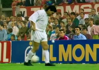 Maradona did this on his Sevilla debut 25 years ago