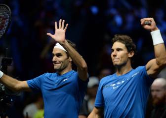 Histórico: Nadal y Federer se estrenan juntos y con victoria