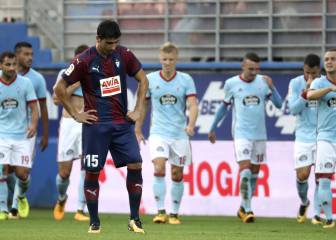 Un Celta en forma de huracán golea al Eibar en Ipurua