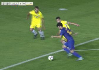 Por cosas así ya le piden para el primer equipo: golazo de Aleñá