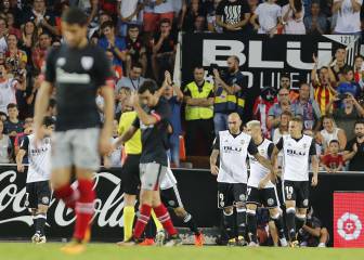 El Valencia no frena ante un Athletic que llegó tarde