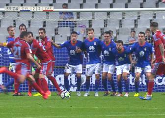 Oviedo y Zaragoza reparten puntos en el Carlos Tartiere