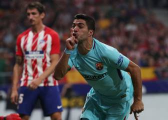 El provocador gesto de Suárez tras marcar el gol del empate