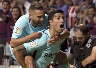 El Barça despierta a tiempo y Suárez rescata un punto del Wanda
