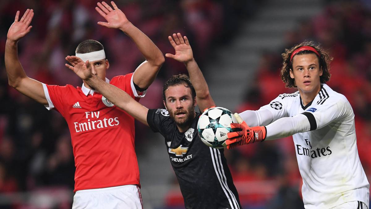 Vídeo: Resumen y gol del Benfica-Manchester United de la Champions - AS.com