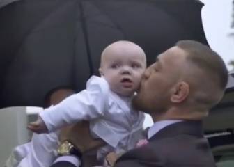 El lado más tierno de McGregor: emotivo vídeo del bautizo de su hijo