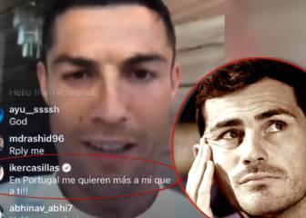 Casillas deja un curioso mensaje en el Instagram de Cristiano: ¡ojo a la respuesta!