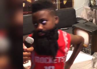 Y James Harden ya es su fan: ¡ojo a su pequeño imitador