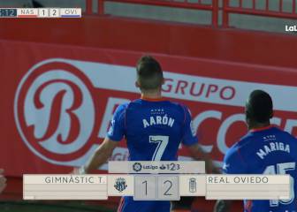 El Oviedo se lleva tres puntos de oro ante el Nástic en el 94'