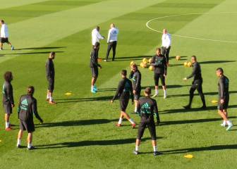 Modric entrena con el grupo y apunta a titular en el Wanda
