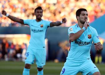 Luis Suárez resurge y lanza al Barcelona en Butarque