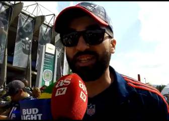 Viajó desde Brasil sólo para disfrutar de la NFL en México