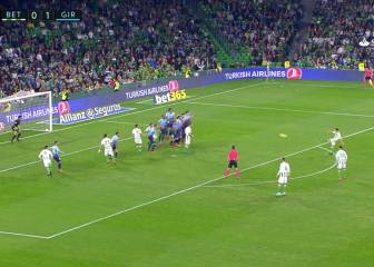 La notable precisión de Guardado en empate de Betis