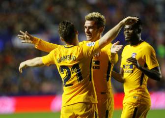 El Atlético castiga duramente la floja defensa del Levante