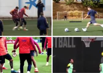 Esto hace Messi en los entrenamientos, es increíble