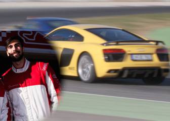 André Gomes llevó el Audi al límite: acelerón más derrape