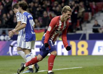 Griezmann rescata la Atleti