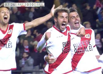 Dorado catapulta al Rayo y devuelve las dudas al Granada