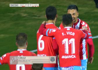 Bernardo da un empate y la segunda plaza al Lugo