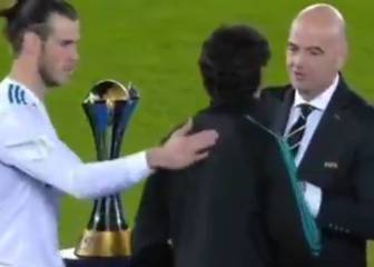 El noble gesto de Bale con Jesús Vallejo en la premiación