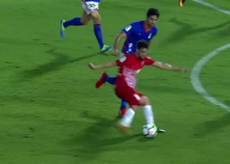 El golazo de Pozo con el Almería para igualar al Oviedo