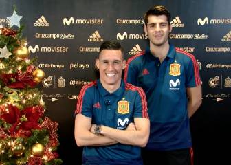 Morata imita al Rey para felicitar la Navidad: Callejón se parte