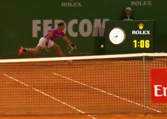 ¿Alguien dudaba? Esta locura de Nadal, mejor punto de 2017... ¡la mete desde el reloj!