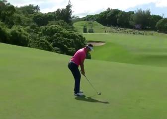 ¡Espectacular! El golpe clave de Jon Rahm que le ha colocado tercero