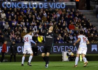 El Madrid tropieza de nuevo en Vigo y se aleja más del Barça